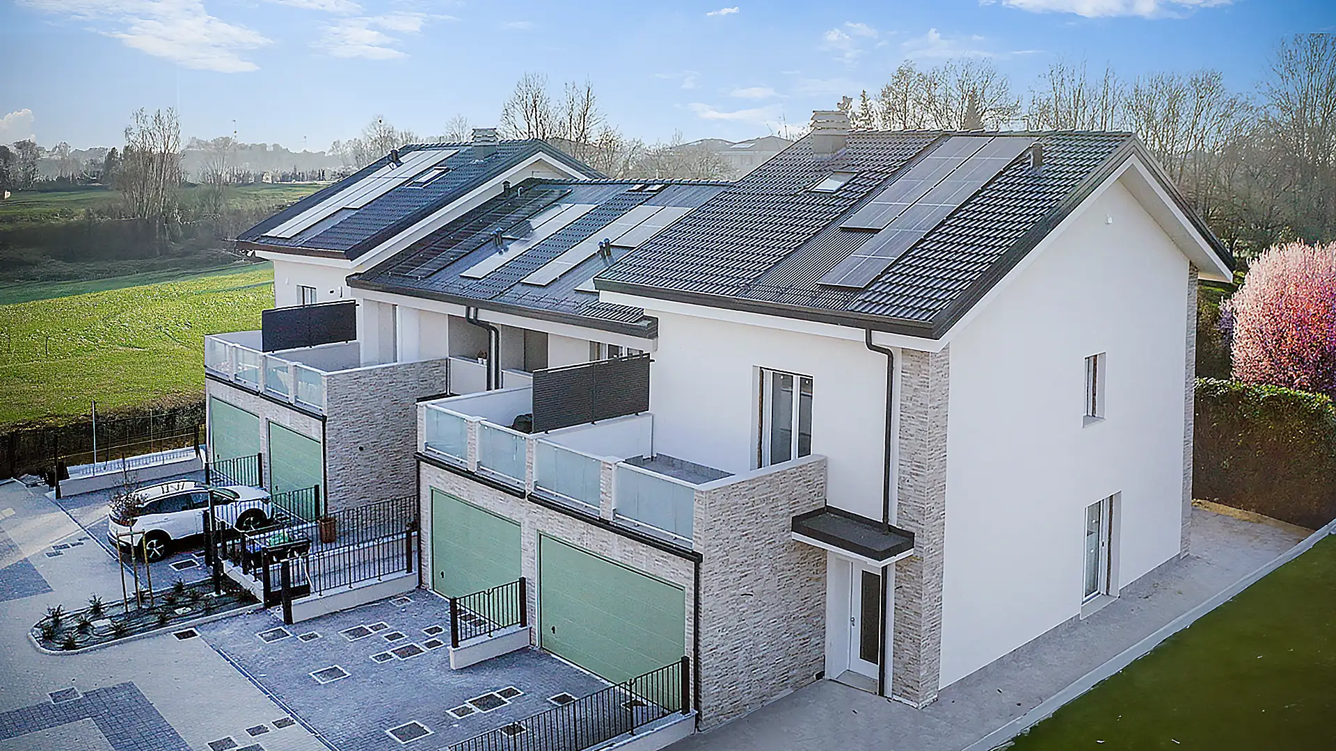 Ville a schiera ecotech Borgo del Sole Zona Morbidina Carpi CMB Immobiliare